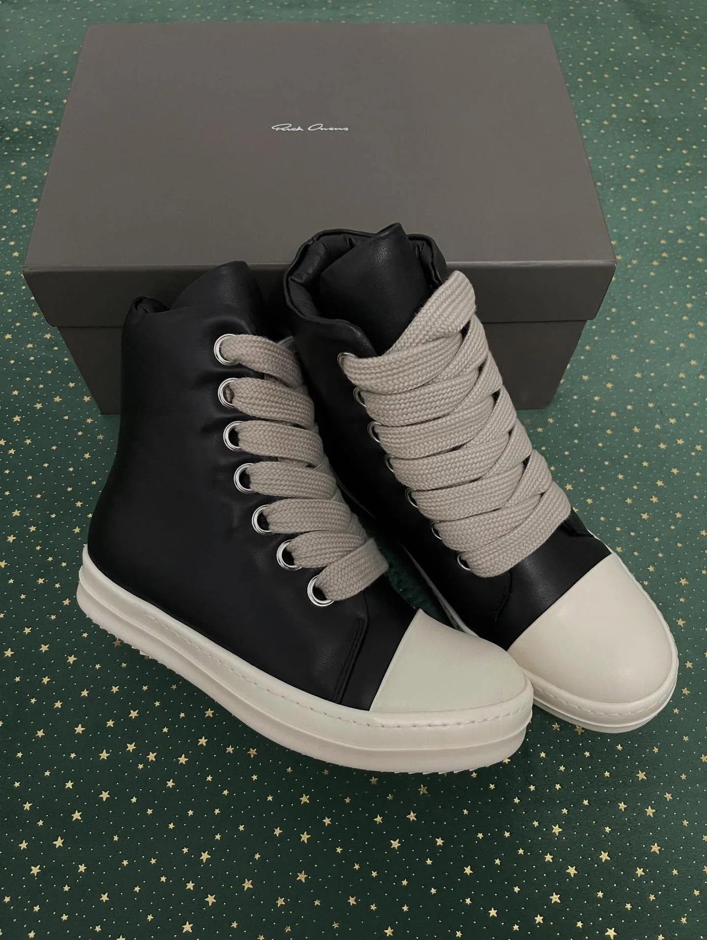Rick Owens Porterville Jumbo Leather Black, imaginea 2