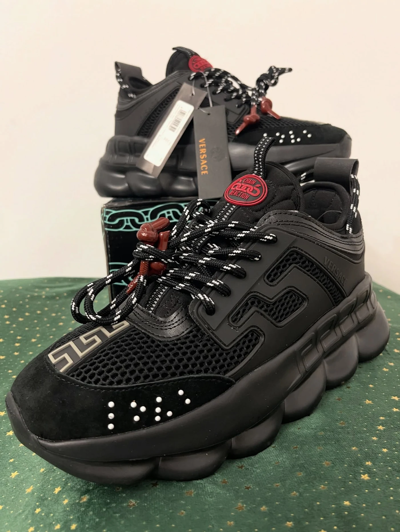 Versace Chain Reaction Triple Black, imaginea 6